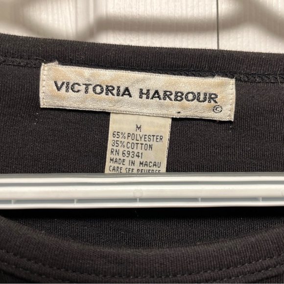 Victoria Harbour Black Sweater with Colorful Floral Design - Picture 6 of 6